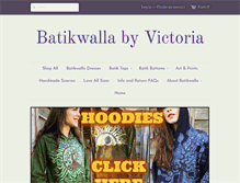 Tablet Screenshot of batikwalla.com